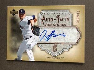 Seattle Mariners JEFF HARRIS autographed 2006 Upper Deck - certified