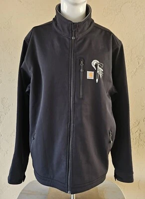 Carhartt x Warpath UTV Racing Rain Defender Softshell Jacket 2XL Tall Black NWOT - Image 1 of 4