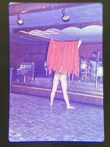 Risque Dancer Performing Early 70's Vietnam War Era 35mm Slide - Picture 1 of 2