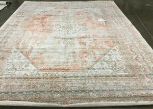 ROSE / GREY 9' X 12' Flaw in Rug, Reduced Price 1172656612 SHV725Q-9 - Picture 1 of 4