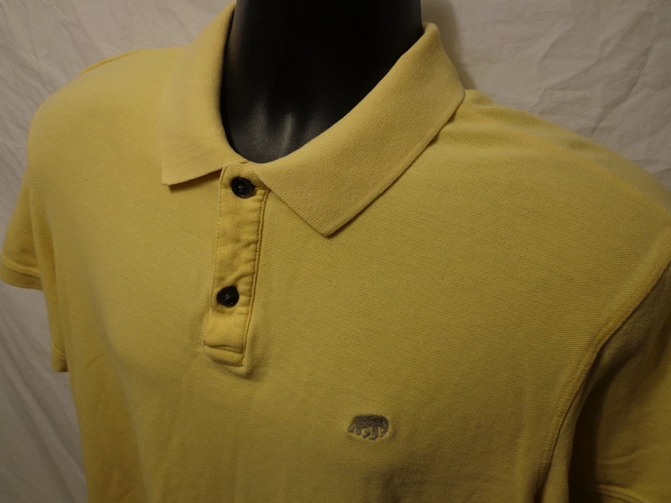 Polo de rugby Banana Republic para hombre L amarillo manga corta 100 % algodón Foto 1 de 1