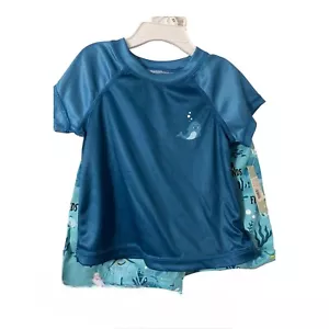 New Wanderling Boys' Toddlers Swim Set 2-Piece, Blue Sea Friends 24 Months - Picture 1 of 3