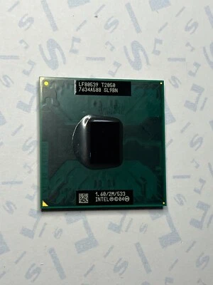 Processeur Intel Core 2 Duo Mobile T2050 1.60GHz 2Mo 533MHz Socket M SL9BN - Photo 1/2