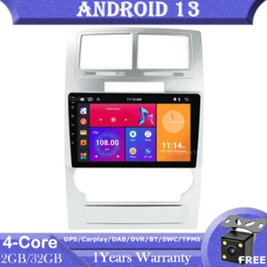 9"Android 13 Autoradio Carplay GPS Navigation DAB For Dodge Charger Magnum 08-10 - Picture 1 of 12