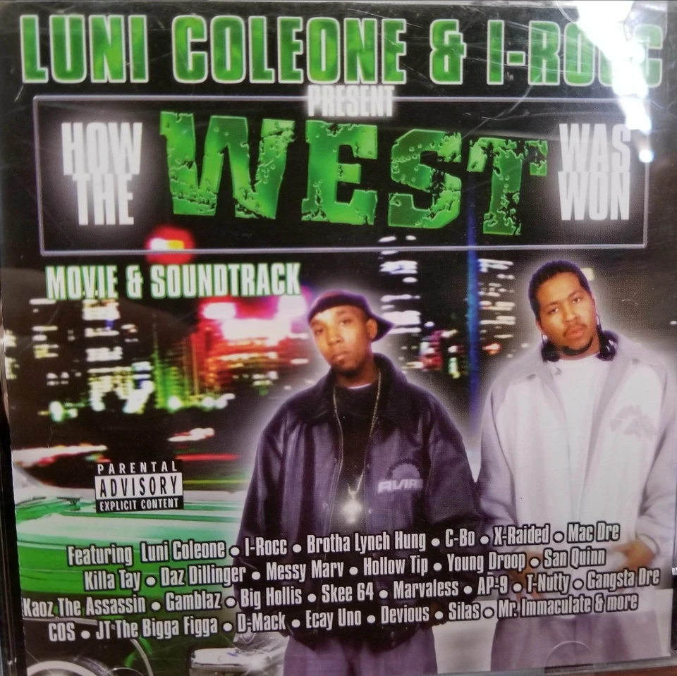 Luni Coleone & I-Rocc How The West Was Won CD Rare Bay Area Rap Comp O.O.P. CD - Image 1 of 2