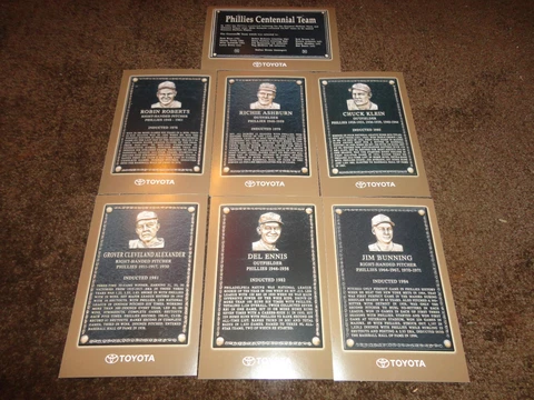 PHILLIES  2006 WALL OF FAME PICK A PLAYER OR THE SET:SCHMIDT/CARLTON/MCGRAW/BOWA Cover