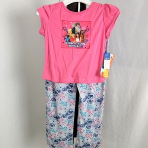 Disney High School Musical Girls Pajamas PJs Pants Long Pants & Shirt NEW 6 / 7 - Picture 1 of 5