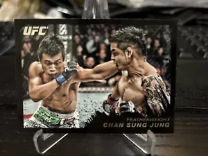 2011 Topps UFC Moment Of Truth Black Onyx /88 Chan Sung Jung Korean Zombie TKZ - Picture 1 of 2