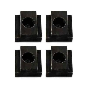 Wulankd T-Slot Nut Black Oxide Finish, 1/2"-13 Thread Size, 5/8 in Table, 4Packs - Picture 1 of 2