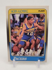 🏀VERN FLEMING 1988 Fleer Indiana Pacers NBA Vintage Basketball Card 🏀
