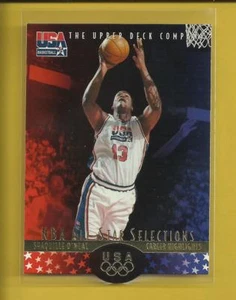 Shaquille O'Neal 1996 Upper Deck USA Basketball Card # 19 L A Lakers Heat NBA - Bild 1 von 2