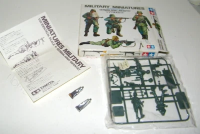 Tamiya 1:35 WWII German Army Infantry Model Figure Kit #3502~NEW Sealed Parts - Image 1 of 3