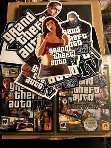 GRAND THEFT AUTO IV 4 - GTA Episodes - Stickers - Bag - Poster - Frame - Lockbox - Picture 1 of 23