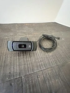 Logitech C910 HD Pro Webcam 1080p USB Carl Zeiss Tessar Tested and works perfect - Picture 1 of 5