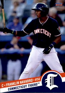 2014 Connecticut Tigers Choice #25 Franklin Navarro Miranda Venezuela VZ Card