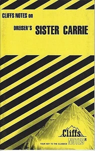 SISTER CARRIE by Theodore Dreiser - Cliffs notes study guide - Picture 1 of 1