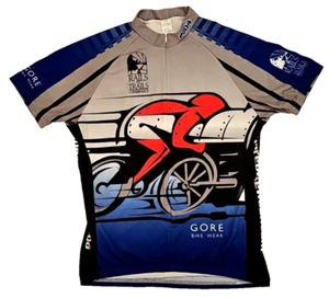 Vtg.'04 GORE Bike Wear Race Raglan Womens XL RAILS to TRAILS CONSERVANCY - Picture 1 of 18