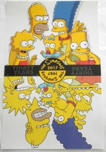 POSTER NUOVO SDCC 2017 I SIMPSON TRENT'ANNI 11x17 Fox - Foto 1 di 2