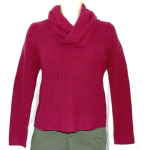 Charter Club Pullover Schal Set Rosa Langarm Metallic Rippstrick Petite PL Neu mit Etikett - Bild 1 von 3