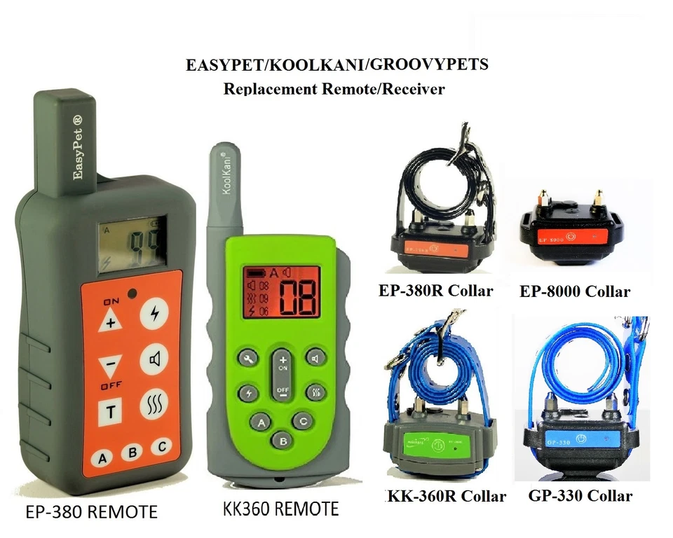 Spare Collar for EasyPet/Koolkani/Groovypets Dog Training Shock E Collar Fence