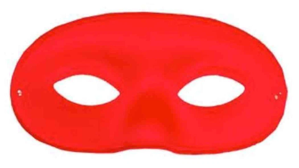 Domino Eye Mask Eyemask Fancy Dress Halloween Adult Costume Accessory 2 COLORS - Image 1 of 1