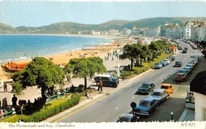 BAMFORTH TOPIGRAOHICAL POSTCARD LLANDUDNO PROMENADE GD PLUS VERY GOOD - Picture 1 of 2