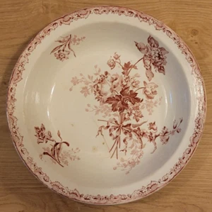 Grande Piatto IN Ceramica Di Sarreguemines - Modello Fontanges - Bild 1 von 6