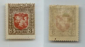 Lithuania 🇱🇹 1919 SC 59 mint shifted perf 13 1/2. rtc5774 - Picture 1 of 1