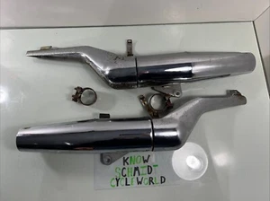1986 Honda VF700C 750 Magna MUFFLERS+SHIELDS   Box D - Picture 1 of 4