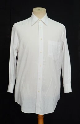 Винтажная мужская сорочка ISSEY MIYAKE Design Studio из белой хлопковой смеси 38 - Изображение 1 из 4