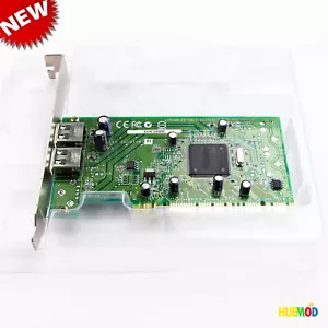 Adaptec USB2Connect AUA-2000B 2-Port USB PCI Card Expansion Controller Card NEW