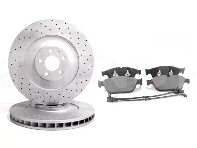 PARA AUDI S6 S7 S8 4.0 C7 D4 2011 - PASTILLAS DE DISCO DE FRENO RECUBIERTAS DELANTERAS CABLE 400MMX38MM Foto 1 de 4