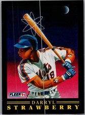 1991 Fleer #12 Darryl Strawberry Pro-Visions Very good