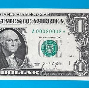 2004 February : A 00020042 * YEAR / MONTH $1 One Dollar Bill (___2004/2) *UNC* - Picture 1 of 4