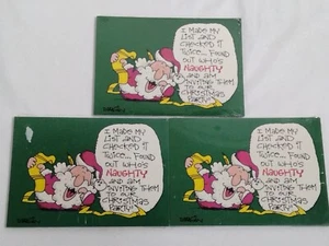 Vintage CHRISTMAS PARTY Invitations Santa Holiday Card Sealed NOS Dabagian - Picture 1 of 6