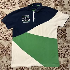 GANT Mens Xl Polo Shirt Casual Short Sleeved Cotton Colour Block Top - Picture 1 of 8