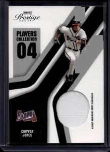 2004 Playoff Prestige #PC-17 Chipper Jones Players Collection Jersey - Picture 1 of 2