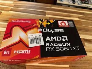 New SAPPHIRE Radeon RX 9060 XT PULSE 8GB GDDR6 Graphics Card GPU RX9060 rX9060XT - Picture 1 of 3