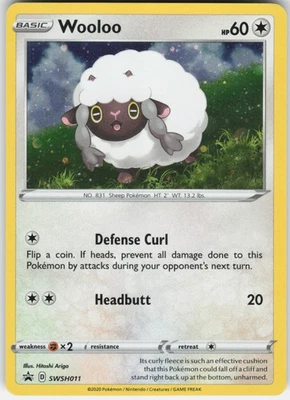 Wooloo - Promo SWSH: Sword & Shield Promo Cards SWSH011 LP-NM - Image 1 of 2