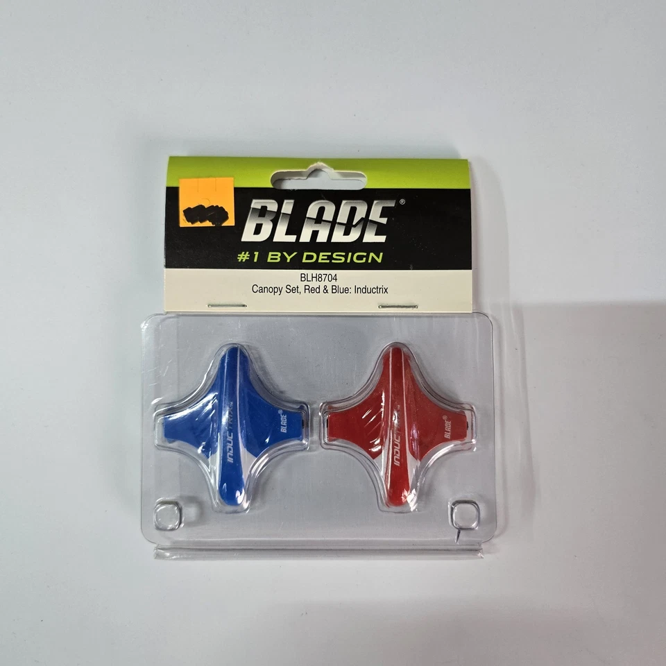 Blade BLH8704 Canopy Set, Red & Blue for  Blade Inductrix - Image 1 of 2