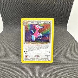 1st Edition Dark Porygon2 8/105 - Neo Destiny Pokemon Card LP/MP - Picture 1 of 11