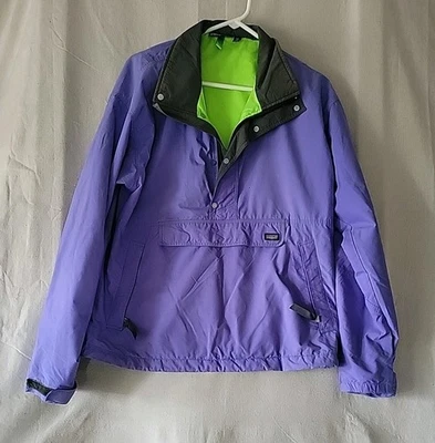 Mens Vintage Patagonia Jacket Pullover Anorak Windbreaker Coat M Purple - Image 1 of 4