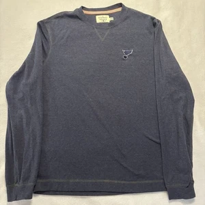 Felpa uomo The Normal Brand M blu girocollo pullover morbido Saint Louis - Foto 1 di 8