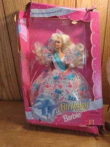 Barbie muñeca rubia cumpleaños Mattel 1996 15998 - Imagen 1 de 5
