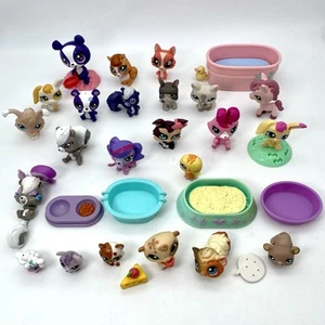 Hasbro Littlest Pet Shop Lote 30 Piezas Figuras Accesorios Mascotas Gatos Perros Hámsters - Imagen 1 de 24