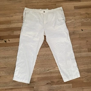 Tommy Bahama Pants Men 3XL Big Man Light Beige Linen Breathable Dockside Leisure - Picture 1 of 8