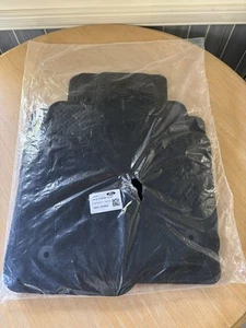 4 pc Set OEM P702 Ford F-150 Crew Cab FLOOR MATS Black Carpet 2021 - 2024 SEALED - Picture 1 of 7