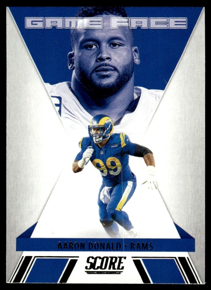 2021 Score Game Face Aaron Donald Los Angeles Rams #GF2 - Image 1 of 2