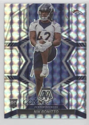 2022 Panini Mosaic Rookies Mosaic Prizm Nik Bonitto #396 Rookie RC - Image 1 of 3