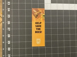 Help Save The Bees Bookmark, NRDC - Picture 1 of 2